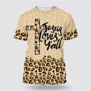 Jesus Love Y’all Leopard Print All Over&hellip;