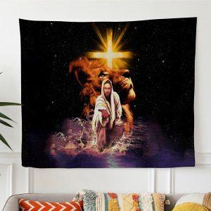 Jesus Reaching Out His Hand Tapestry Wall&hellip;