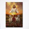 Jesus Walking On The Road To Emmaus Canvas – Christian Wall Art Canvas – Religious Home Decor