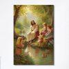 Jesus With Crown Of Thorns Canvas Prints – Jesus Christ Canvas Art – Christian Wall Decor