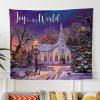 Joy To The World Nativity Scene Christmas Tapestry Wall Art – Tapestries Gifts For Christian Families