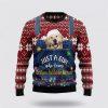 Just A Girl Who Loves Christmas And Goldendoodle Ugly Christmas Sweater – Pet Lover Christmas Sweater