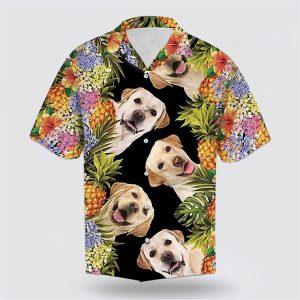 Labrador Happy Face Tropic Background Hawaiin Shirt&hellip;