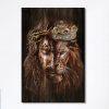 Lion Of Judah Knight Of God Canvas – Lion Canvas Print – Christian Wall Art Canvas – Religious Home Decor