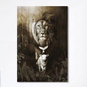 Lion Of Judah Lamb Of God Dove Canvas Lion Canvas Print Christian Wall Art Canvas Religious Home Decor syqyg8.jpg