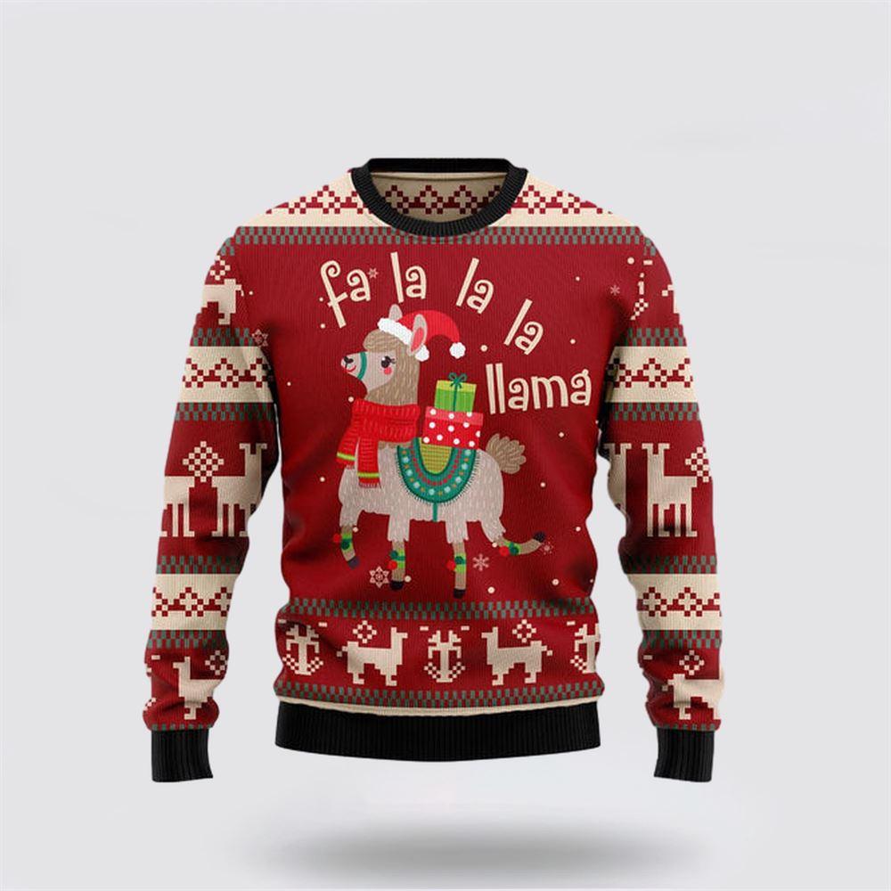 Llama Lalala Ugly Christmas Sweater – Sweater Gifts For Pet Lover Llama Lalala Ugly Christmas Sweater – Sweater Gifts For Pet Lover