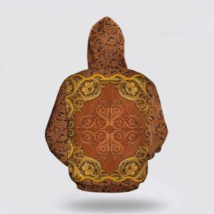 Love Cat Antique Golden Christmas All Over&hellip;