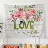 Love Never Fails 1 Corinthians 134-8 Tapestry Wall Art Christian Gifts – Gifts For Christian Families