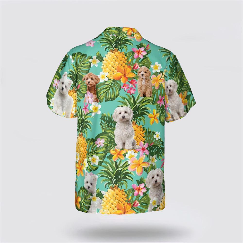 Maltese On The Flower BananaTropic Background Hawaiian Shirt – Pet Lover Hawaiian Shirts