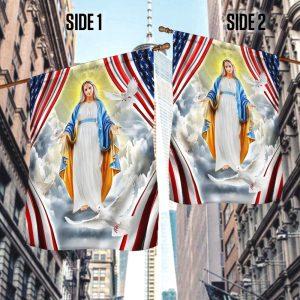 Mary Flag Mother Of Jesus Flag 2