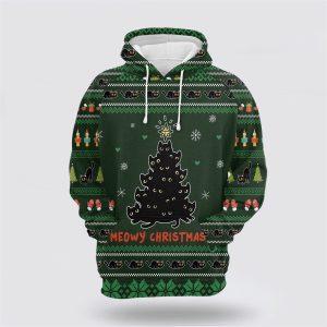 Meowy Christmas All Over Print 3D Hoodie&hellip;