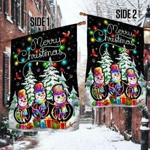 Merry Christmas Flag Faith Hope Love 2