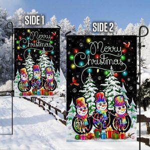 Merry Christmas Flag Faith Hope Love 4