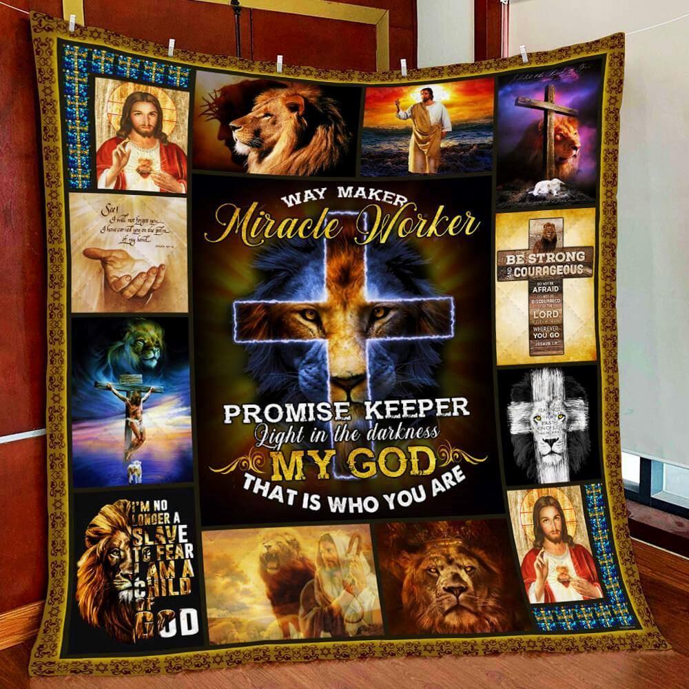 Miracle Worker My God Christian Blanket – Gifts For Christians Miracle Worker My God Christian Blanket – Gifts For Christians