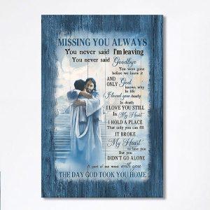 Missing You Always Canvas – Jesus Christ&hellip;