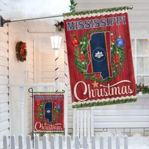 Mississippi Christmas Flag Merry Christmas 4