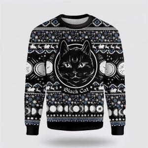 Moon Phase Cute Cat Christmas Wicca Ugly&hellip;