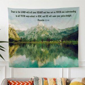 Mountain Lake Proverbs 35-6 Trust In The&hellip;
