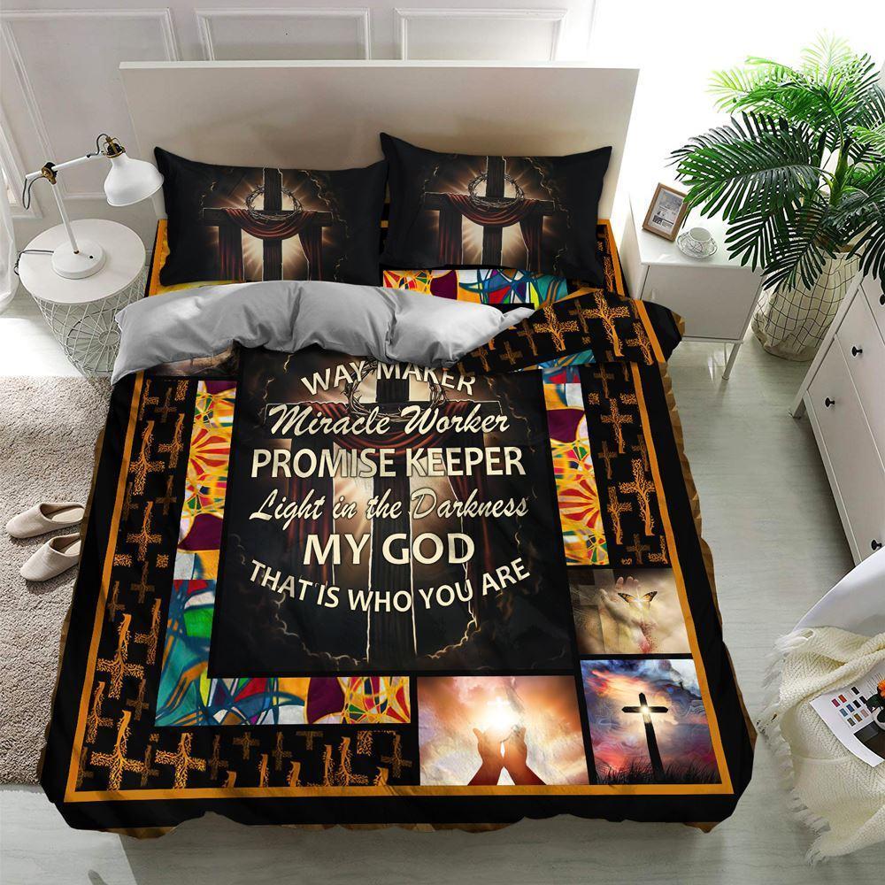 My God, That Is Who You Are Christian Quilt Bedding Set – Christian Gift For Believers My God, That Is Who You Are Christian Quilt Bedding Set – Christian Gift For Believers