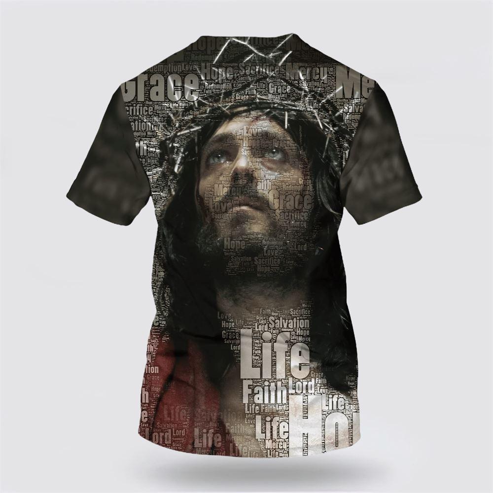 Name Jesus Christ All Over Print 3D T Shirt – Gifts For Christians Name Jesus Christ All Over Print 3D T Shirt – Gifts For Christians