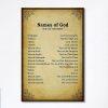 Names Of Jesus Warrior Of God Canvas Print- Christian Wall Art Canvas Home Decor