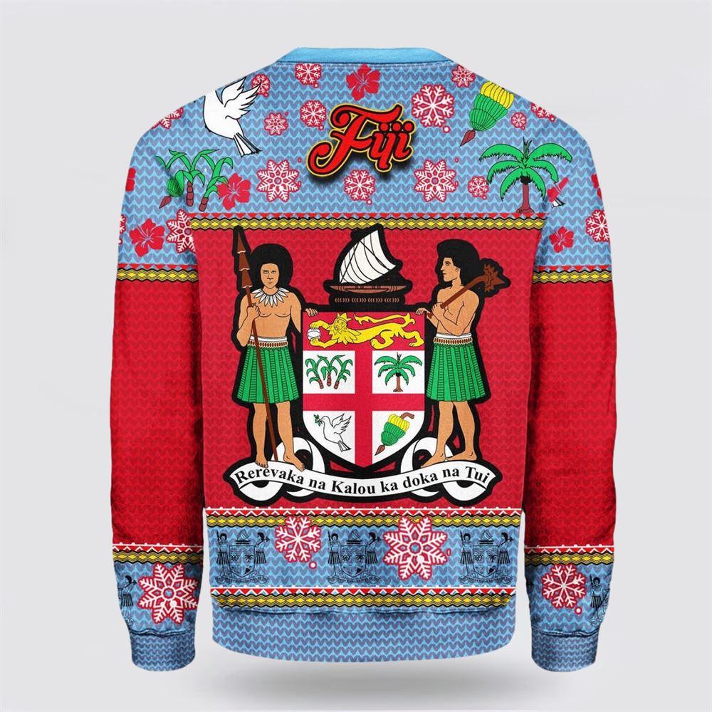 Namishirt Fiji Christmas Sweater Santa Claus Polynesian Tattoo – Christmas Gifts For Frends