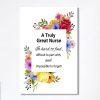 Nursing Is A Work Of Heart – Nurse Canvas Wall Art – Appreciation Gift For Nurse Practitioner, Rn, Physician Assistant, Pa, Lpn, Lvn, Rna, Cna