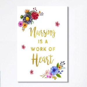 Nursing Is A Work Of Heart Nurse Canvas Wall Art Appreciation Gift For Nurse Practitioner Rn Physician Assistant Pa Lpn Lvn Rna Cna hix5aq.jpg