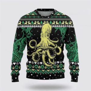 Octopus Ugly Christmas Sweater Sweater Gifts For Pet Lover 2 votwm3.jpg