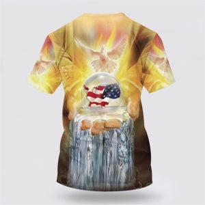 One Nation Under God Hand Hold Earth Dove All Over Print 3D T Shirt Gifts For Christians 2 tl0pw3.jpg