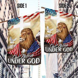 One Nation Under God Lion Lamb Christian&hellip;