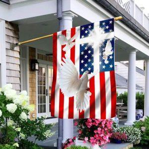 Peace Dove Christian Cross American Flag –&hellip;
