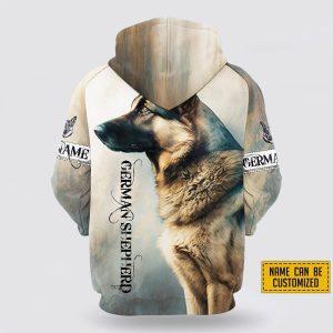 Personalized German Shepherd All Over Print Hoodie&hellip;