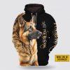 Personalized Name Boxer  All Over Print Hoodie Shirt – Gift For Dog Lover