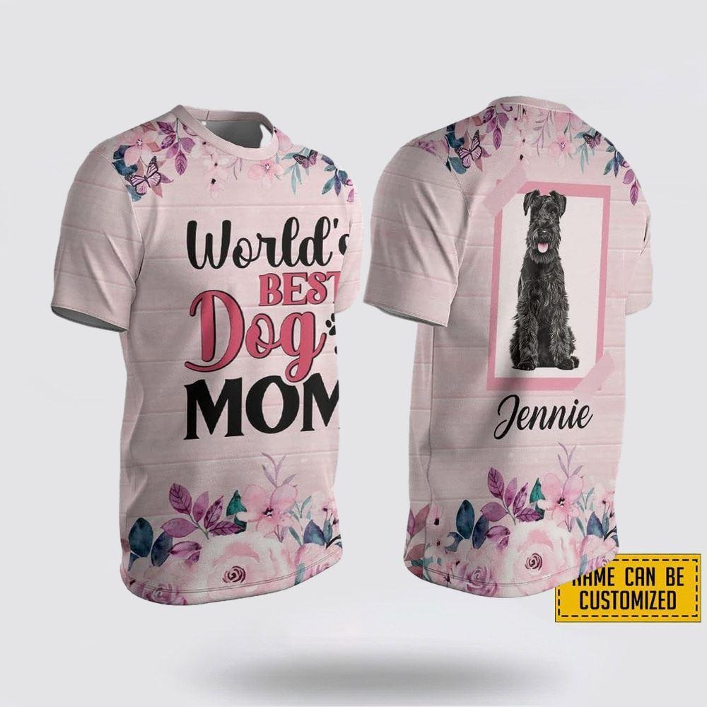 Personalized Miniature Schnazuer World’s Best Dog Mom – Gifts For Pet Lovers