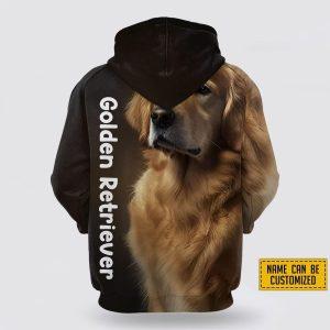 Personalized Name Golden Retriever All Over Print&hellip;