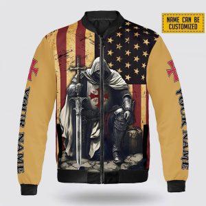 Personalized Name Knight Templar He Who Kneels Before God Bomber Jacket Gifts For Jesus Lovers 2 sjweyd.jpg