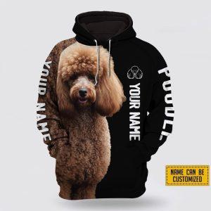 Personalized Name Poodle Brown Dog All Over&hellip;