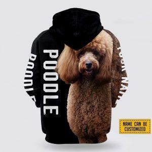 Personalized Name Poodle Brown Dog All Over&hellip;