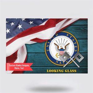 Personalized US Navy Canvas Print Of Service&hellip;