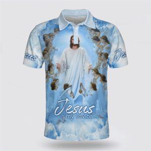 Picture Jesus Is My Savior Polo Shirt&hellip;