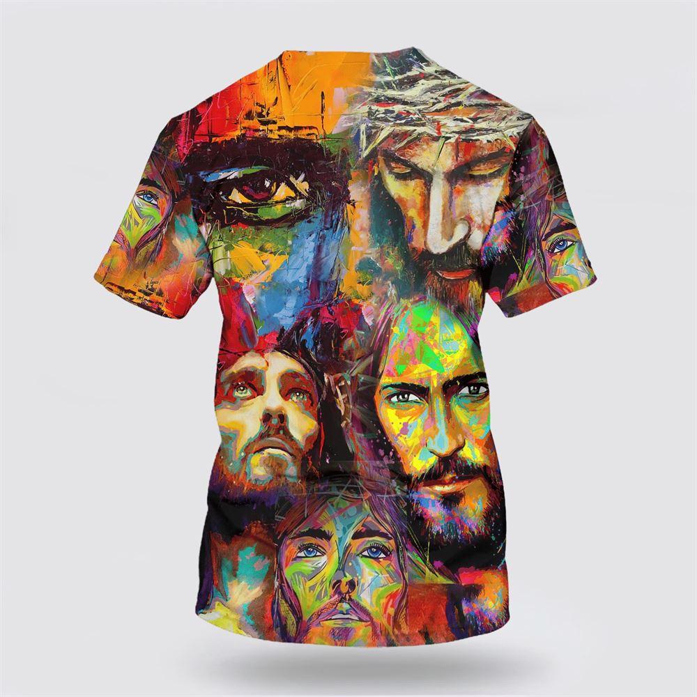 Pictures Jesus Christ All Over Print 3D T Shirt Men And Women – Gifts For Christians Pictures Jesus Christ All Over Print 3D T Shirt Men And Women – Gifts For Christians