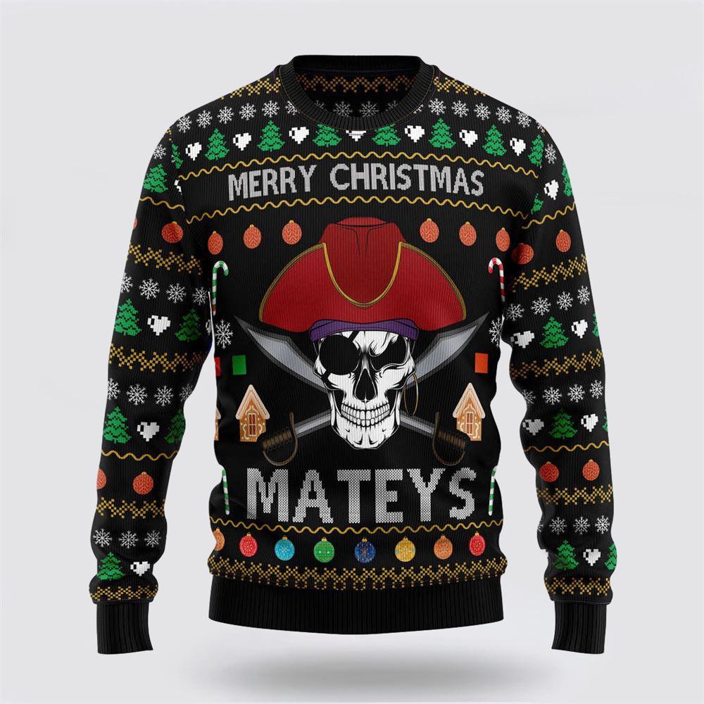 Pirate Skull Christmas Ugly Sweater – Christmas Gifts For Frends
