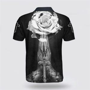 Praying Hands With Cross And Rose Fower&hellip;