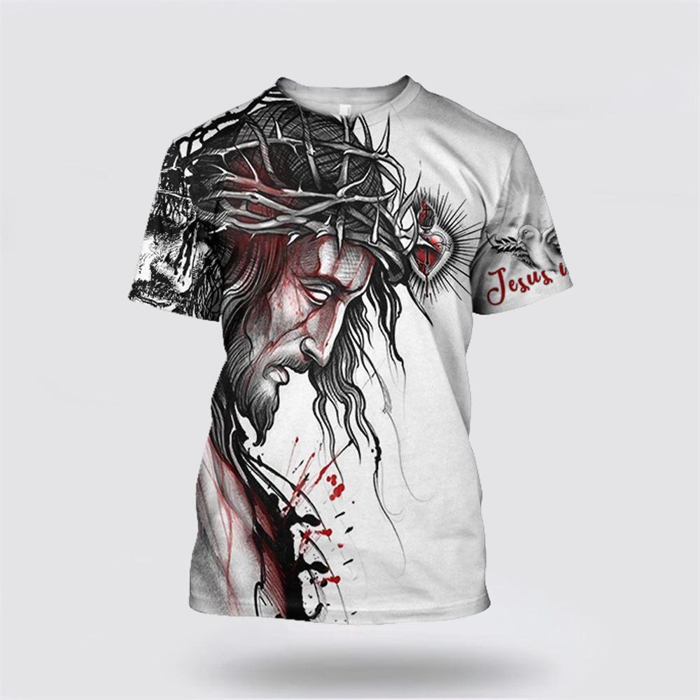 Premium Christian Jesus All Over Print 3D T Shirt – Gifts For Christians Premium Christian Jesus All Over Print 3D T Shirt – Gifts For Christians
