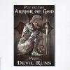 Put On The Full Armor Of God Warrior Of Christ Canvas Wall Art – Christian Home Decor – Religious Art