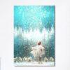 Radiance Jesus And Snow Cardinal Canvas Prints – Jesus Christ Canvas Art – Christian Wall Decor