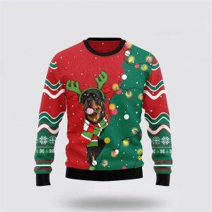Rottweiler Christmas Tree Christmas Ugly Sweater –&hellip;