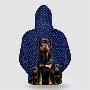 Rottweiler Dog On The Blue background All&hellip;