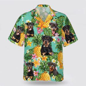 Rottweiler On The Flower BananaTropic Background Hawaiian&hellip;